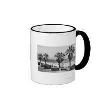 Santa Barbara, CA West Beach View Photograph Coffee Mugs