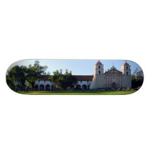 Santa Barbara Mission Custom Skateboard