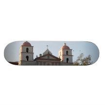 Santa Barbara Mission Custom Skateboard