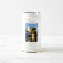 Santa Barbara Mission Fountain Coffee Mugs