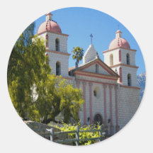 Santa Barbara Mission Sticker