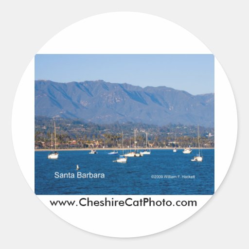 Santa Barbara Sailboats Products, California Stickers