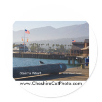 Santa Barbara Stearns Wharf Products Sticker