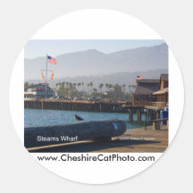 Santa Barbara Stearns Wharf Products Sticker