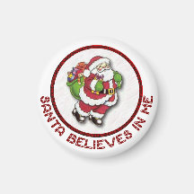 Santa Believes In Me Magnet