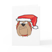 santa bulldog