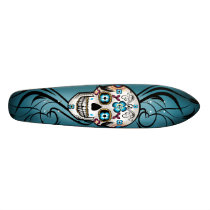 Santa Calavera skateboard
