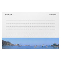 Santa Catalina Ocean View Personalized Stationery