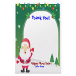 SANTA CHRISTMAS THANK YOU STATIONERY.