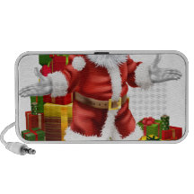 Santa Claus and Christmas Gifts Laptop Speaker