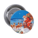 Santa Claus and his Mighty Reindeer Buttons