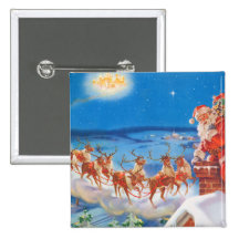 Santa Claus and his Mighty Reindeer Pin