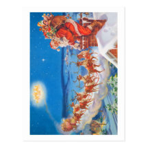 Santa Claus and his Mighty Reindeer Post Cards