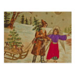 Santa Claus and the Angel Post Cards