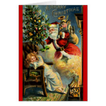 Santa Claus Arrives Card