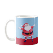 Santa Claus blue Mug
