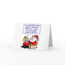 santa claus christmas dna evidence cards