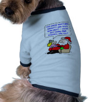 santa claus christmas dna evidence pet tshirt