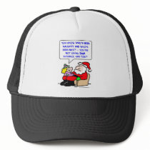 santa claus christmas dna evidence mesh hat
