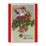 Santa Claus Christmas Greeting Postcard
