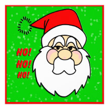 Santa Claus Christmas Invitation