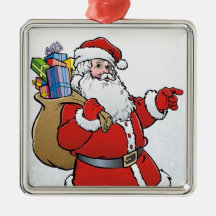 Santa Claus Christmas Ornaments