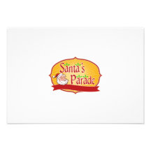Santa Claus Christmas Parade Retro Custom Announcements