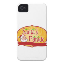 Santa Claus Christmas Parade Retro iPhone 4 Cover