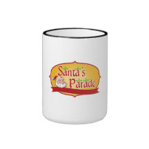 Santa Claus Christmas Parade Retro Mug