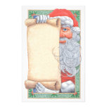 Santa Claus Christmas Stationary Customized Stationery