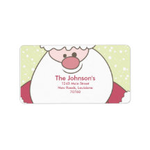 Santa Claus Custom Address Label