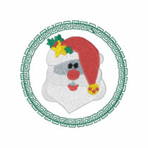 Santa Claus Embroidered Shirt