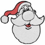 Santa Claus Face embroidered shirts