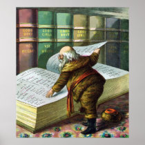 Santa Claus from 1889 Rare Victorian Santa