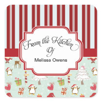 Santa Claus From the kitchen of Baking Stickers