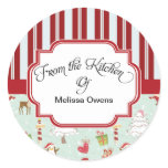 Santa Claus From the kitchen of Baking Stickers
