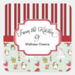 Santa Claus From the kitchen of Baking Stickers