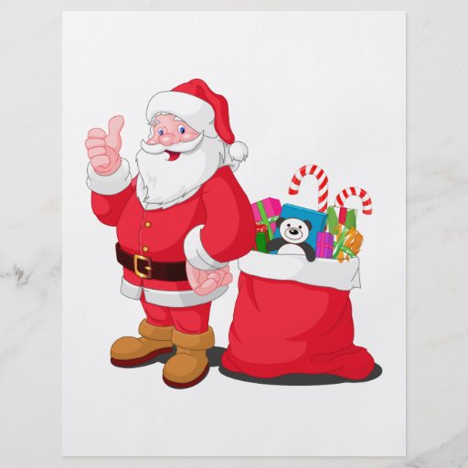 Santa Claus Full Color Flyer