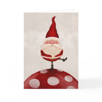 Santa Claus fungus Greeting Cards