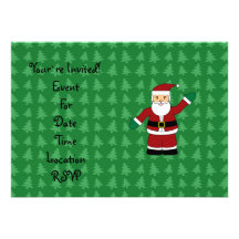 Santa claus gifts invitations