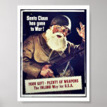 Santa Claus Has Gone To War Print