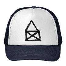 Santa claus house trucker hat