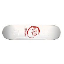 Santa Claus. I Believe. Skate Board Deck