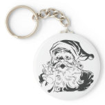 Santa Claus Illustration Key Chains