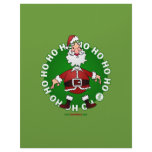 Santa Claus jumps 4 Christmas letterhead