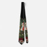Santa Claus Lighting Candles on the Christmas Tree Custom Ties