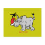Santa Claus Meets a Rhino Postcard