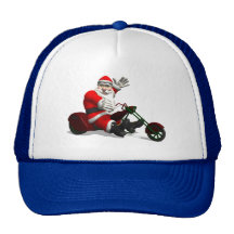 Santa Claus On Trike Hats