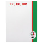 Santa Claus Paper Ho, Ho, Ho Letterhead Template
