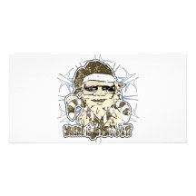 Santa Claus Photo Card Template